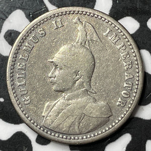 1904-A German East Africa 1/4 Rupie Lot#D7101 Silver!