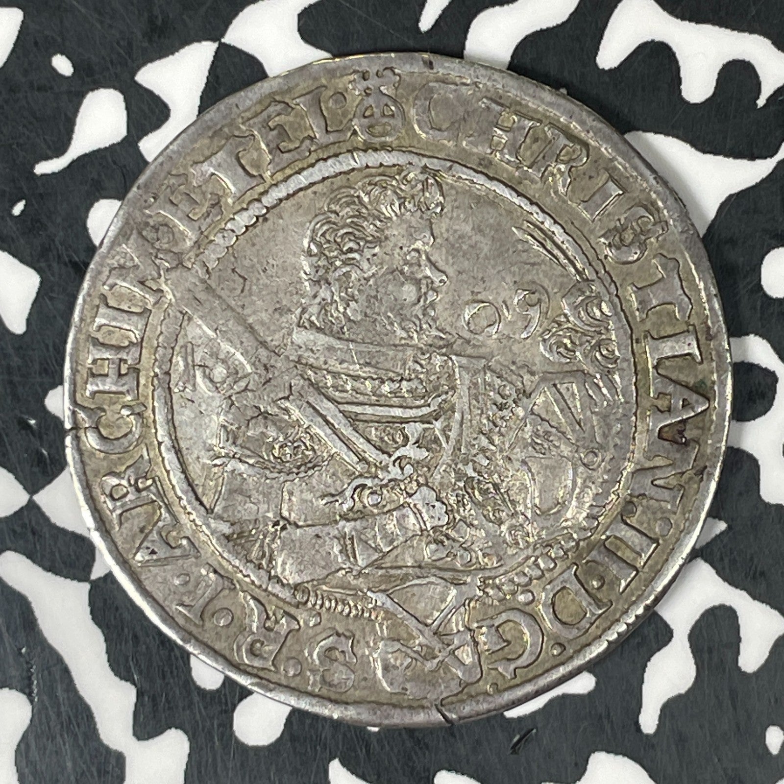 1609 Germany Saxony 1/2 Thaler Lot#JM0603 Silver! Nice! KM#14