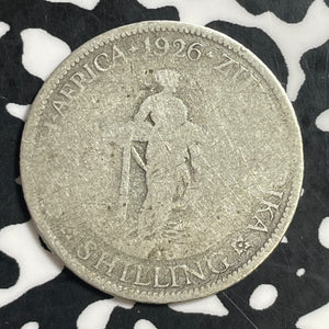 1926 South Africa 1 Shilling Lot#T3158 Silver! Key Date!