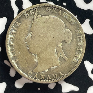 1870 Canada 25 Cents Lot#T7597 Silver!
