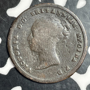 1844 Great Britain 1/2 Farthing Half Farthing Lot#T2845