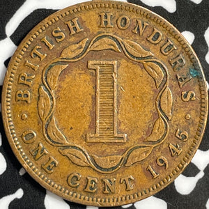 1945 British Honduras 1 Cent Lot#D8098