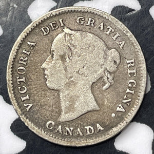 1889 Canada 5 Cents Lot#T2253 Silver! Key Date!