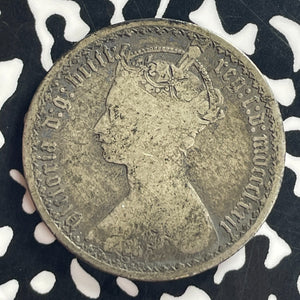 1872 Great Britain Gothic Florin Lot#T7915 Silver!