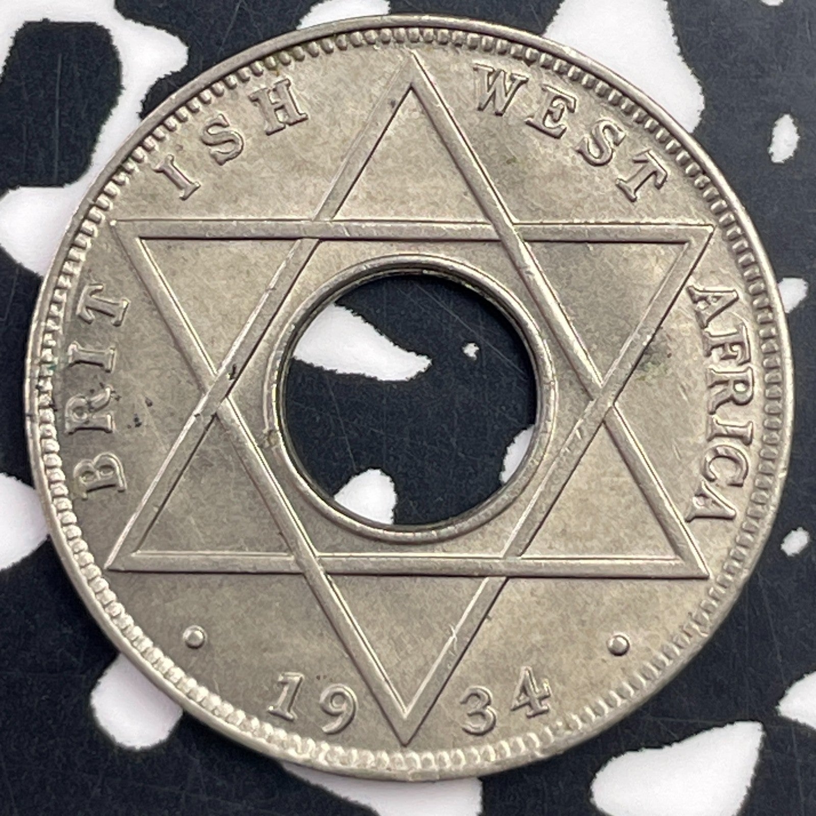 1934 British West Africa 1/10 Penny Lot#C1812 High Grade! Beautiful!