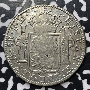 1795-Mo FM Mexico 8 Reales Lot#MK230 Large Silver! Chopmarks