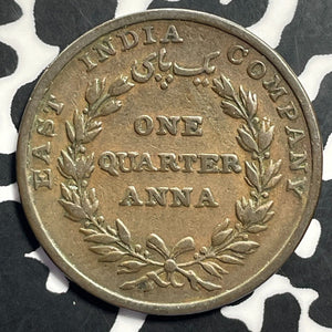 1835 India 1/4 Anna Lot#E8472