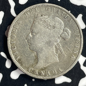 1871-H Canada 25 Cents Lot#JM9661 Silver!