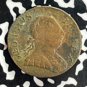 1774 Great Britain 1/2 Penny Lot#T7377 Damaged