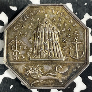 Undated France Rouen Chamber Of Commerce Jeton Lot#JM9228 Silver! 30mm