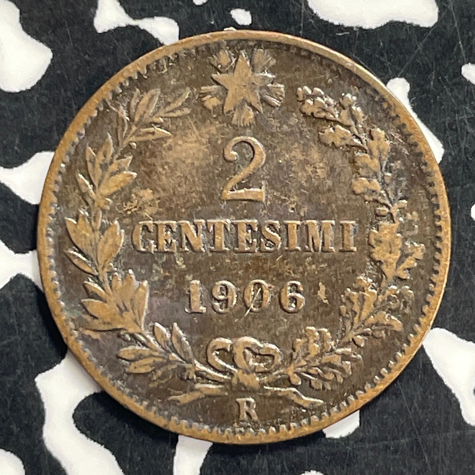 1906-R Italy 2 Centesimi Lot#C0744