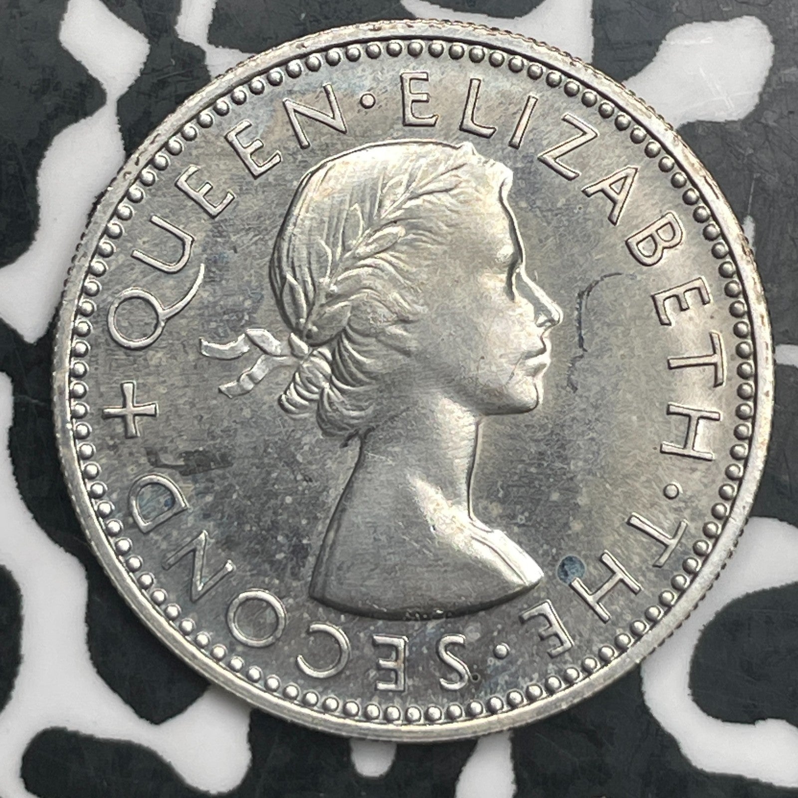 1953 New Zealand 1 Shilling Lot#F7270 Proof!