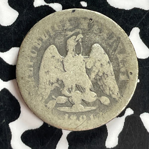 1891-Go R Mexico 10 Centavos Lot#T7375 Silver! Low Mintage