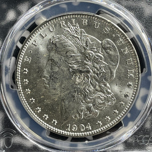 1904-O U.S. $1 Morgan Dollar PCGS MS63 Lot#G373 Silver! Choice UNC!