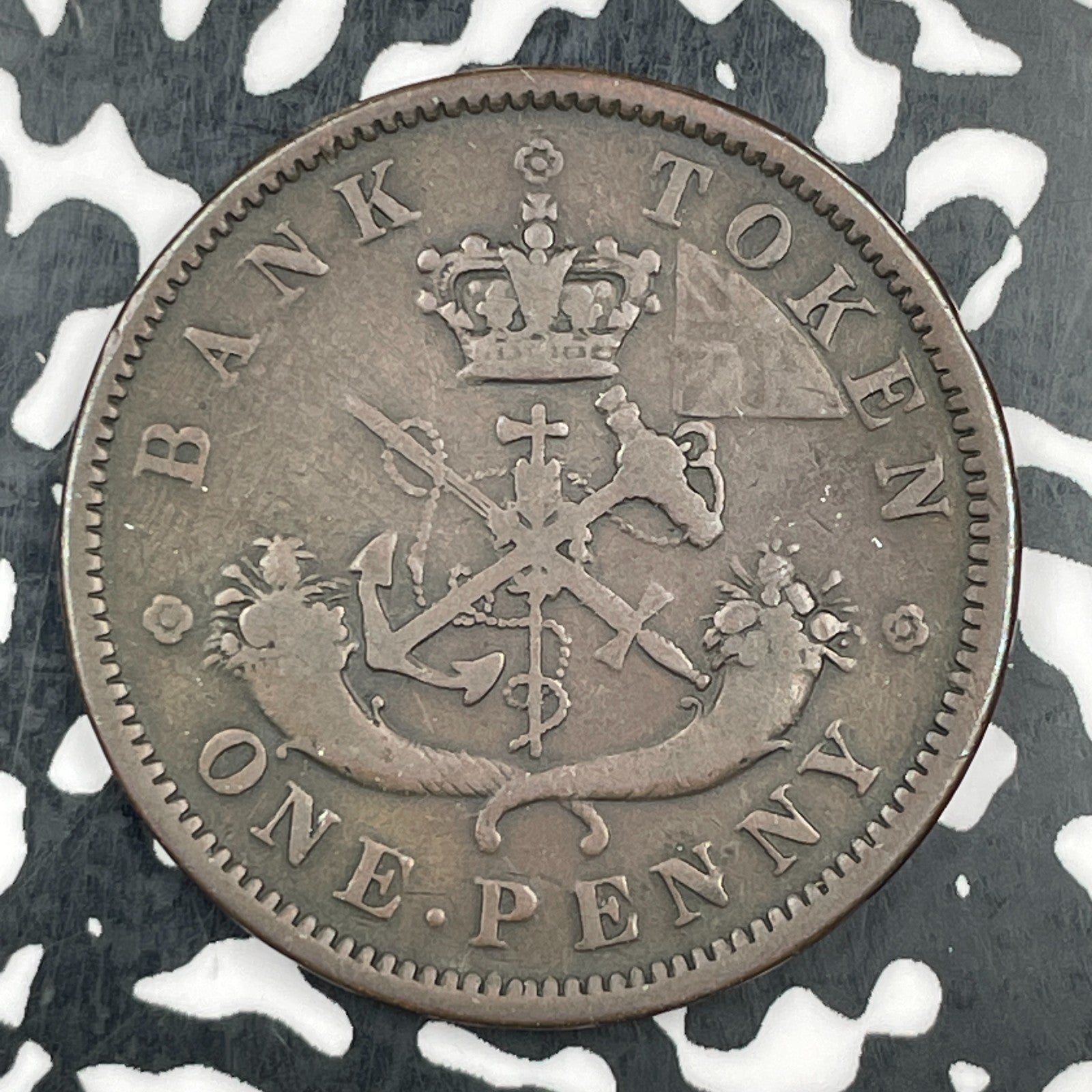 1857 Upper Canada 1 Penny Token Lot#F8891