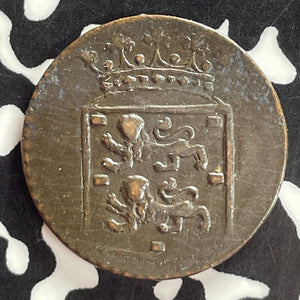 1780 Netherlands East Indies West Friesland 1 Duit Lot#T7449