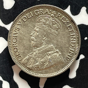1912 Newfoundland 10 Cents Lot#T5049 Silver! Nice Detail, Old Cleaning