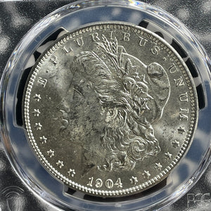 1904-O U.S. $1 Morgan Dollar PCGS MS63 Lot#G410 Silver! Choice UNC!