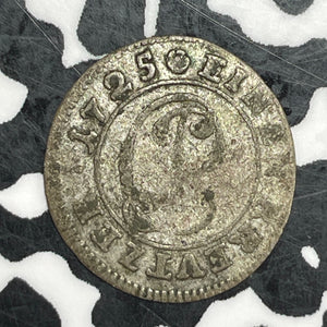 1725-GW Germany Pfalz 1 Kreuzer Lot#T6478 Silver! Scarce!