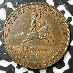 (1790's) Great Britain Middlesex Lyceum Strand 1/2 Penny Conder Token Lot#D7151