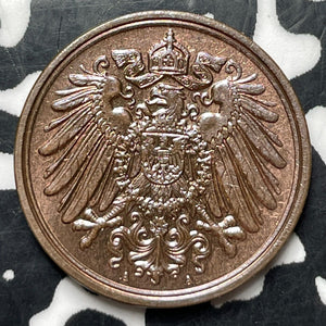 1899-A Germany 1 Pfennig Lot#E8883 High Grade! Beautiful!