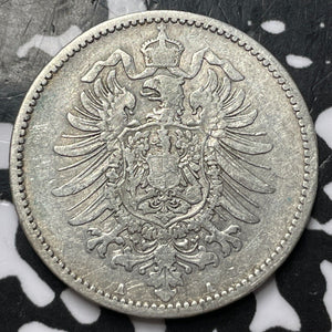 1886-A Germany 1 Mark Lot#D7615 Silver!
