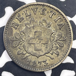 1873-B Switzerland 10 Rappen Lot#C1185 Nice!