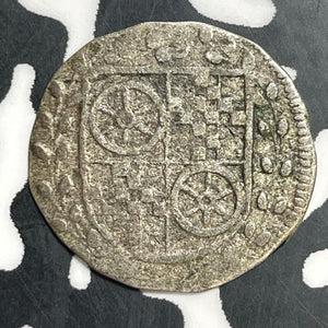 1691-AD Germany Mainz 1 Kreutzer Lot#E9737 Silver! Scarce!