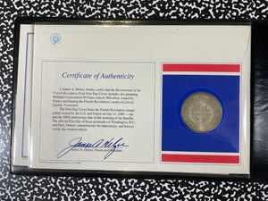 1989 France Revolution Bicentennial FDC Set With 1979 50 Francs Lot#B2810 Silver