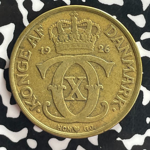 1926 Denmark 2 Kroner Lot#T7573