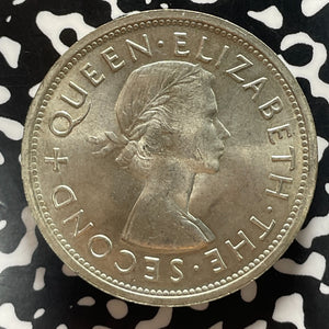 1953 Southern Rhodesia 1 Crown Lot#T5415 Large Silver Coin! High Grade!