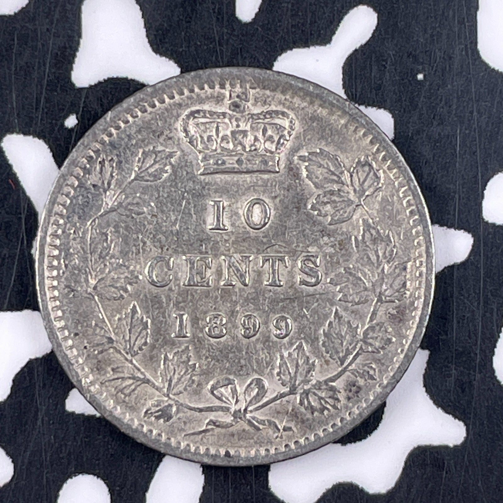 1899 Canada 10 Cents Lot#JM1293 Silver! Nice! Large '99'