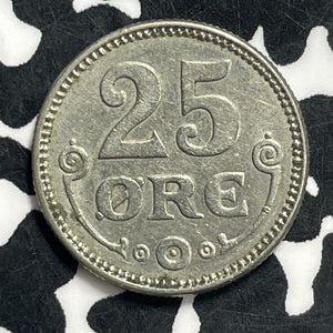 1921 Denmark 25 Ore Lot#C0540