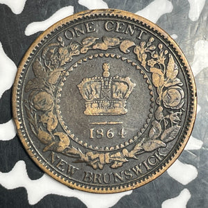 1864 New Brunswick Large Cent Lot#T2740