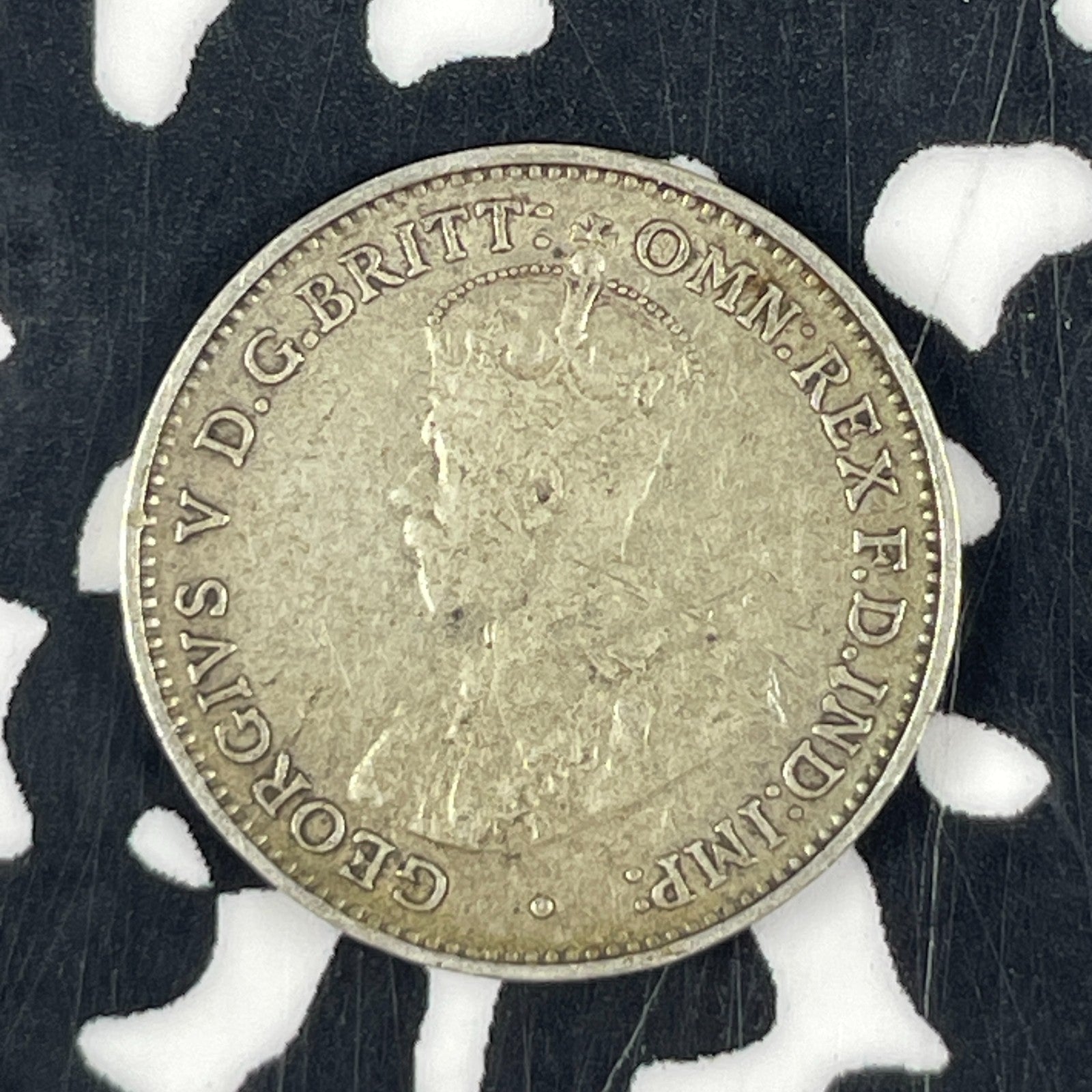 1936 Australia 3 Pence Threepence Lot#F1570 Silver!