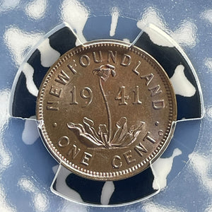 1941-C Newfoundland Small Cent PCGS MS63BN Lot#G721 Choice UNC!