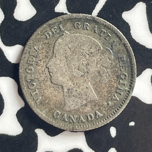 1870 Canada 5 Cents Lot#T7884 Silver!