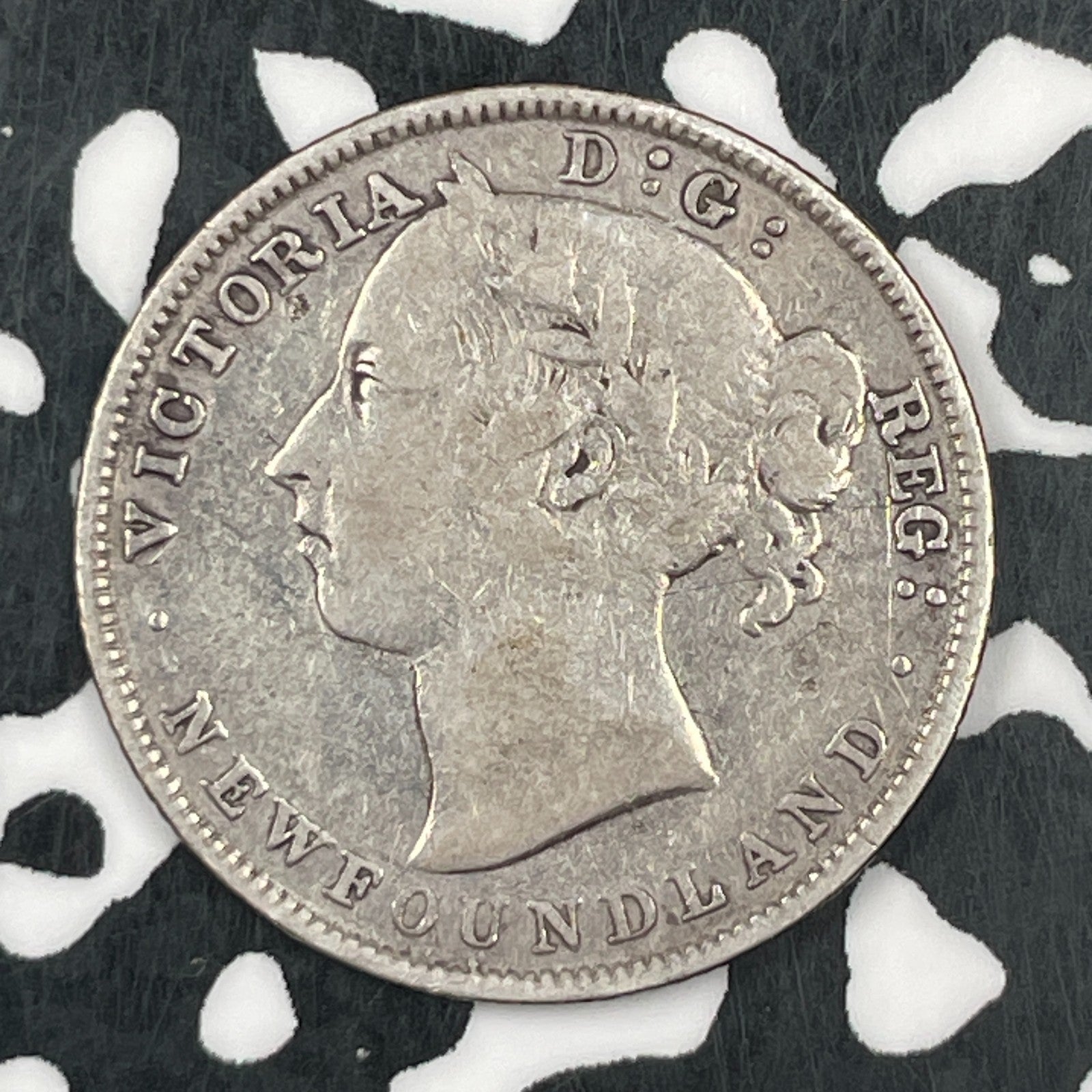 1865 Newfoundland 20 Cents Lot#F7448 Silver!