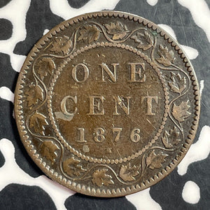 1876-H Canada Large Cent Lot#E7246