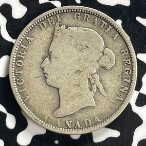 1881-H Canada 25 Cents Lot#T7740 Silver!
