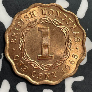 1965 British Honduras 1 Cent Lot#E7601 High Grade! Beautiful!