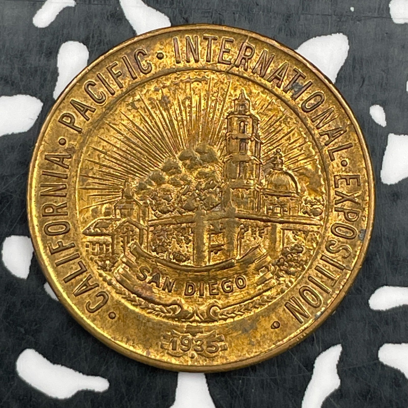 1935 U.S. California Pacific Expo Token Lot#N2828 High Grade! Beautiful!