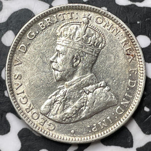 1920-M Australia 1 Shilling Lot#JM7223 Silver! Nice!