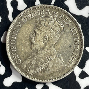 1913 Canada 25 Cents Lot#T7160 Silver! Nice!
