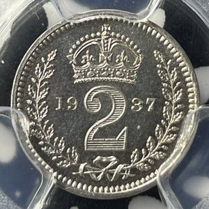 1937 Great Britain 4x Coin Maundy Set PCGS (PR65-66) Lot#MK85 Silver! Gem BU!