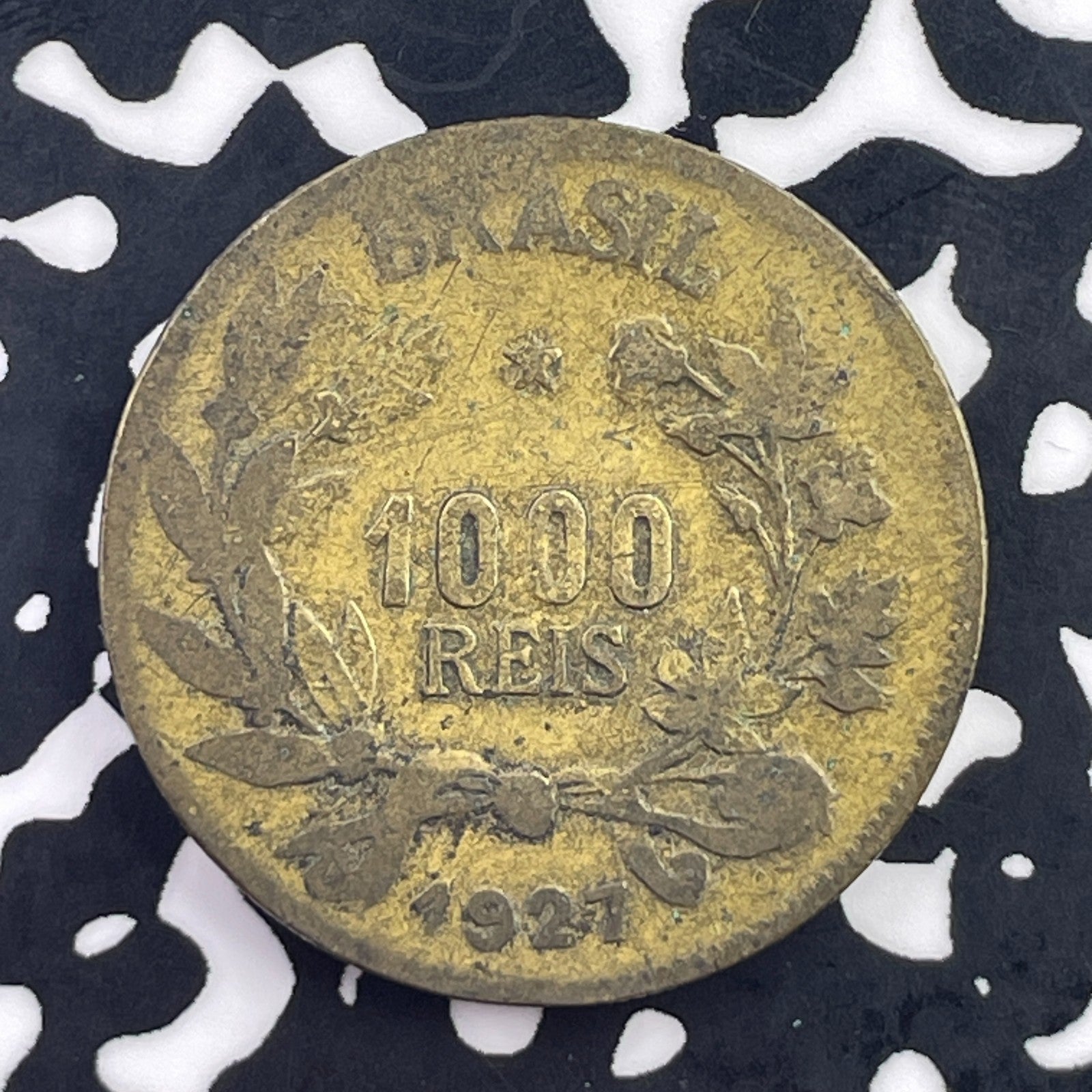 1927 Brazil 1000 Reis Lot#C7250