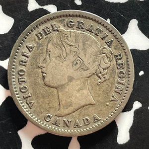 1858 Canada 10 Cents Lot#T4779 Silver!