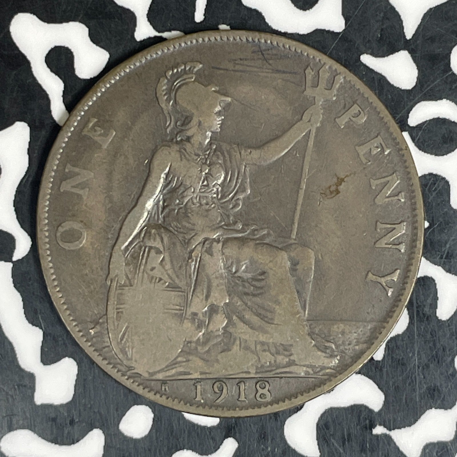 1918-H Great Britain 1 Penny Lot#C6283