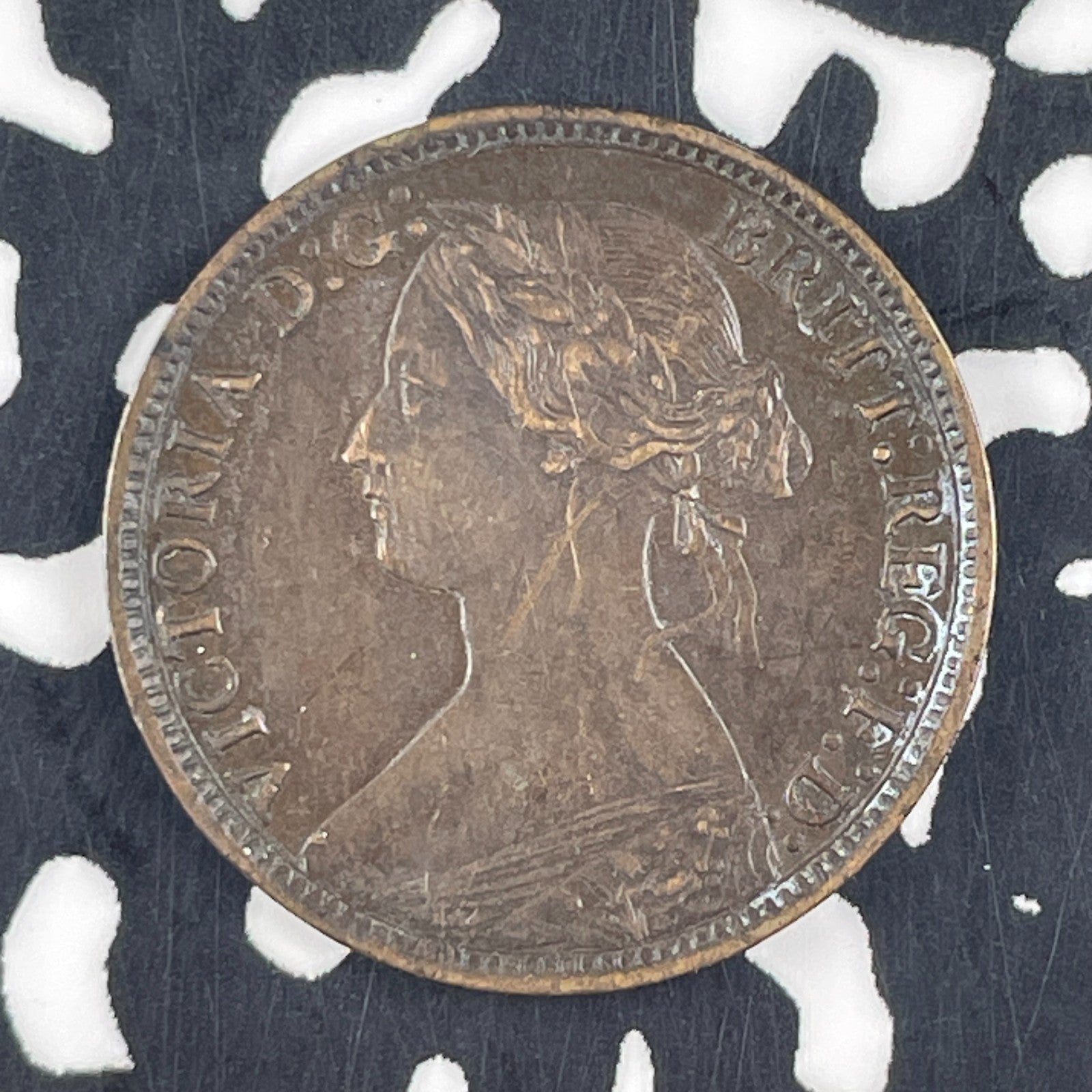 1873 Great Britain Farthing Lot#F2644 Nice!