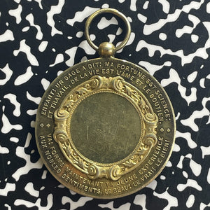 Undated France Gymnastics Medal By Vernon Lot#OV1565 Silver! 47mm